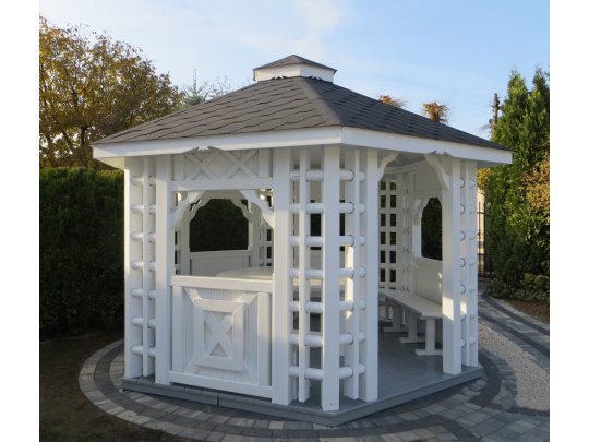 Altpolnischer sechseckiger Pavillon ∅ 3,9 m 12 m2