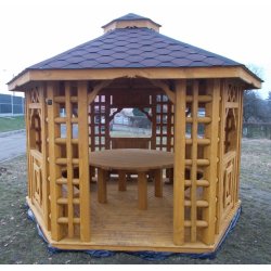 Hexagonal gazebo, Old Polish, ∅ 3.9 m, 12 m2