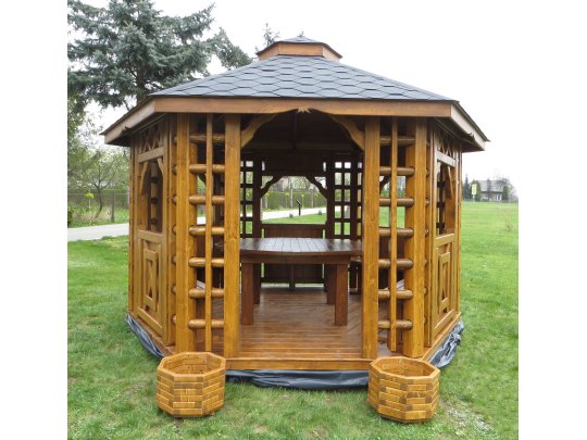 Hexagonal gazebo, Old Polish, ∅ 3.9 m, 12 m2