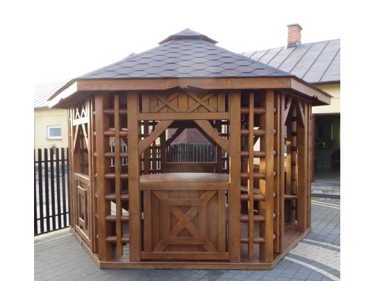 Hexagonal gazebo, Old Polish, ∅ 3.9 m, 12 m2