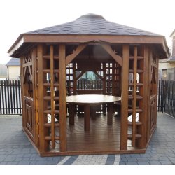 Hexagonal gazebo, Old Polish, ∅ 3.9 m, 12 m2