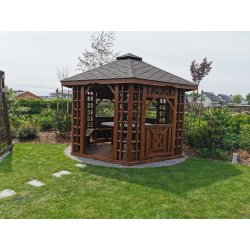 Hexagonal gazebo, Old Polish, ∅ 3.9 m, 12 m2