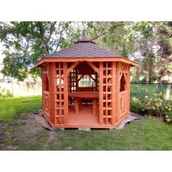 Hexagonal gazebo, Old Polish, ∅ 3.9 m, 12 m2