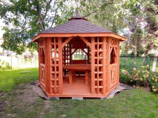 Hexagonal gazebo, Old Polish, ∅ 3.9 m, 12 m2