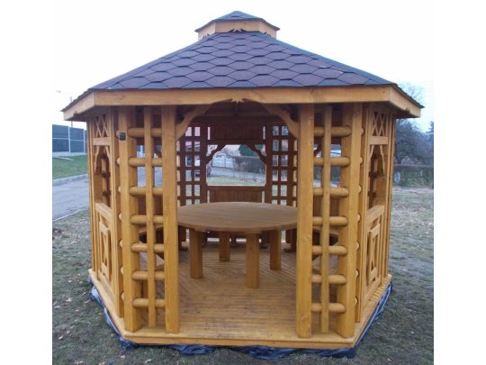 Altpolnischer sechseckiger Pavillon ∅ 5,0 m 20 m2