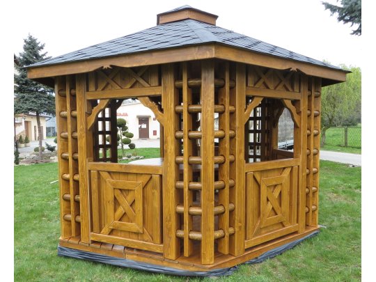 Altpolnischer sechseckiger Pavillon ∅ 5,0 m 20 m2