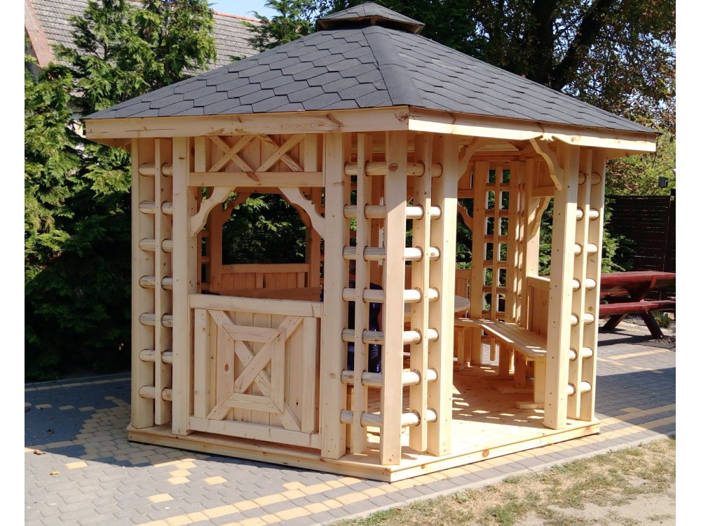 Altpolnischer sechseckiger Pavillon ∅ 5,0 m 20 m2