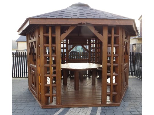 Altpolnischer sechseckiger Pavillon ∅ 5,0 m 20 m2