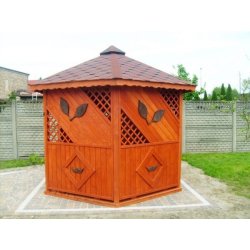 Sechseckiger Pavillon S1 ∅ 3,2m 8m2