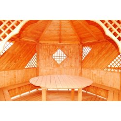 Sechseckiger Pavillon S1 ∅ 3,9m 12m2