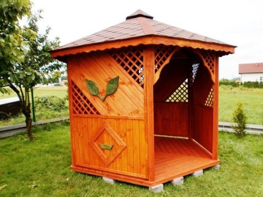 Sechseckiger Pavillon S1 ∅ 3,9m 12m2