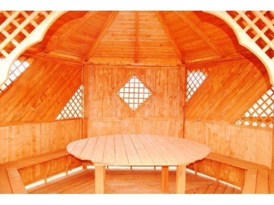 Sechseckiger Pavillon S1 ∅ 5,0m 20m2