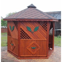 Hexagonal gazebo S1 ∅ 6.0m 28m2