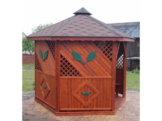 Hexagonal gazebo S1 ∅ 6.0m 28m2