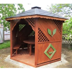 Hexagonal gazebo S1 ∅ 6.0m 28m2