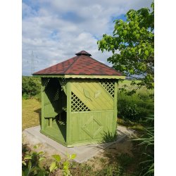 Sechseckiger Pavillon S1 ∅ 6,0m 28m2