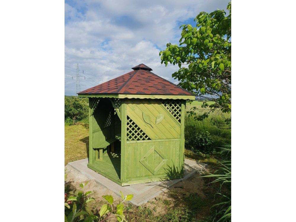 Sechseckiger Pavillon S1 ∅ 6,0m 28m2