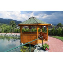 Sechseckiger Pavillon S2 ∅ 3,2m 8m2