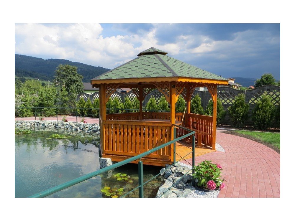 Sechseckiger Pavillon S2 ∅ 3,2m 8m2