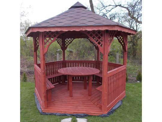 Sechseckiger Pavillon S2 ∅ 3,2m 8m2