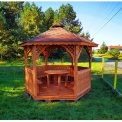 Sechseckiger Pavillon S2 ∅ 3,2m 8m2