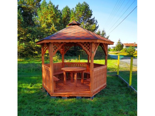 Sechseckiger Pavillon S2 ∅ 3,2m 8m2