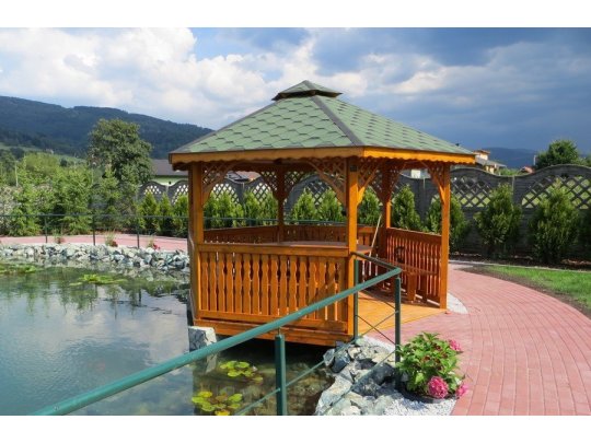 Hexagonal gazebo S2 ∅ 3.9m 12m2