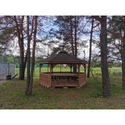 Hexagonal gazebo S2 ∅ 3.9m 12m2