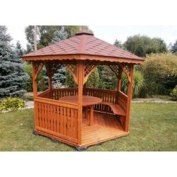 Altana sześciokątna S2 ∅ 6,0m 28m2