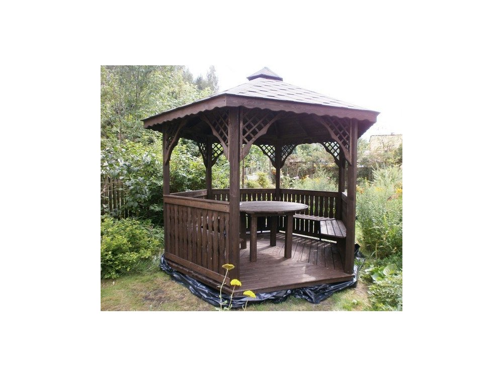 Sechseckiger Pavillon S2 ∅ 6,0m 28m2