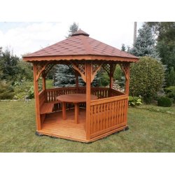 Altana sześciokątna S2 ∅ 6,0m 28m2