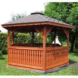 Sechseckiger Pavillon S2 ∅ 6,0m 28m2
