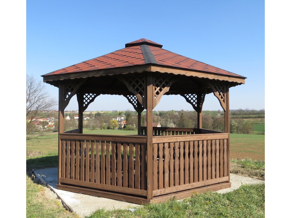 Sechseckiger Pavillon S2 ∅ 6,0m 28m2