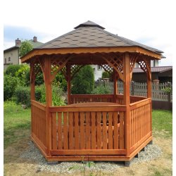Sechseckiger Pavillon S2 ∅ 6,0m 28m2