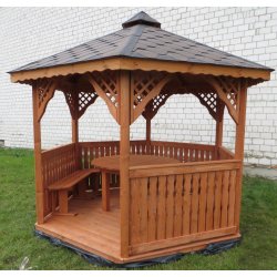 Sechseckiger Pavillon S2 ∅ 6,0m 28m2