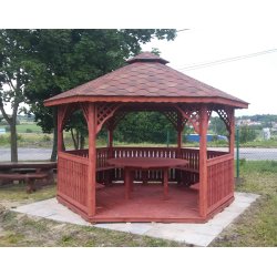 Altana sześciokątna S2 ∅ 6,0m 28m2