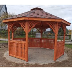 Altana sześciokątna S2 ∅ 6,0m 28m2