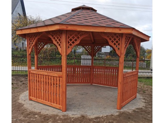 Altana sześciokątna S2 ∅ 6,0m 28m2