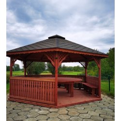 Sechseckiger Pavillon S2 ∅ 6,0m 28m2