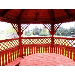 Sechseckiger Pavillon S2a ∅ 3,2m 8m2