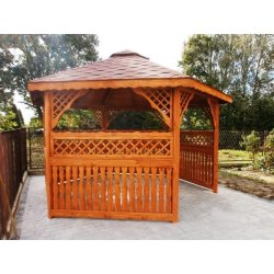 Sechseckiger Pavillon S2a ∅ 3,9m 12m2
