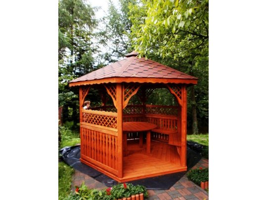Hexagonal gazebo S2a ∅ 5.0m 20m2