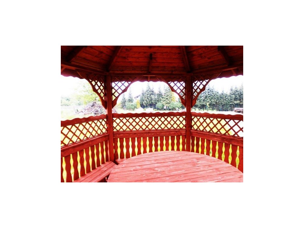 Sechseckiger Pavillon S2a ∅ 6,0m 28m2