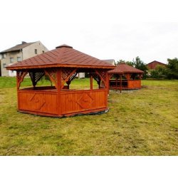 Hexagonal gazebo S3 ∅ 3.2m 8m2