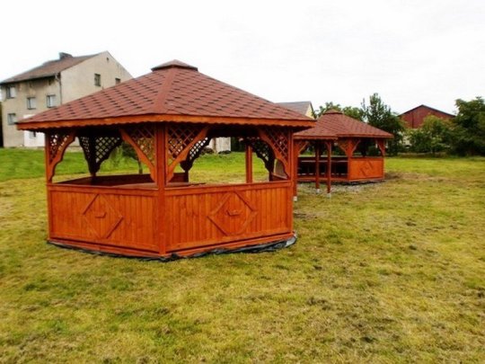 Sechseckiger Pavillon S3 ∅ 3,2m 8m2