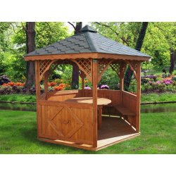 Sechseckiger Pavillon S3 ∅ 5,0m 20m2