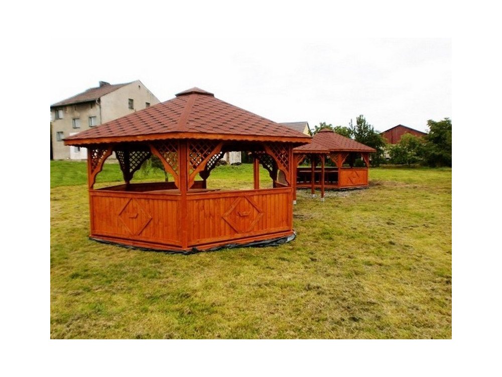 Sechseckiger Pavillon S3 ∅ 5,0m 20m2