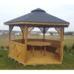 Sechseckiger Pavillon S3 ∅ 5,0m 20m2