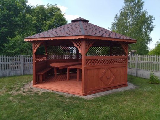 Sechseckiger Pavillon S3 ∅ 5,0m 20m2