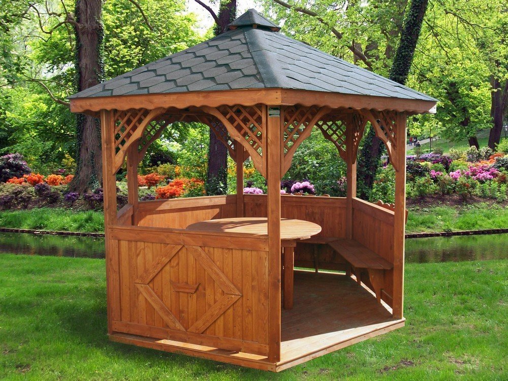 Hexagonal gazebo S3 ∅ 6.0m 28m2